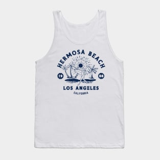 Vintage Hermosa Beach Surfing // Retro California Beach LA 1988 Tank Top